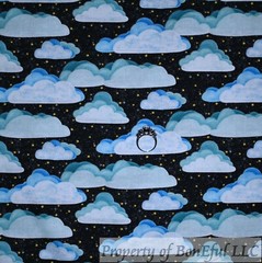 BonEful Fabric FQ Cotton Quilt Black Sky Star Planet Space Ship Shuttle Galaxy S