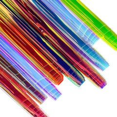 | 16 Gauge Holographic Iridescent Plastic Vinyl, 16″x54″ Transparent Vinyl Fa…