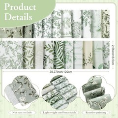 60 Pcs Spring Floral Quilting Fabric 2.6 x 40″ Cotton Fabric Strips Bundles