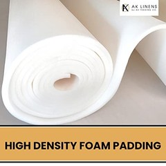 1″ Thick Open Cell Upholstery Foam Padding – 56″ Wide for Crafts & DIY Projects