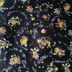 Liberty of London Tana Cotton Lawn – “Floral Thyme” Fruits on Black