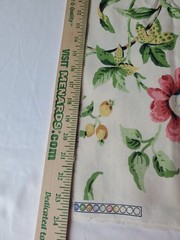 P KAUFMANN MULTICOLOR JACOBEAN BOLD FLORAL CHINTZ FABRIC By the Yard 46” W