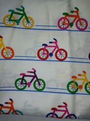 Hoffman International Fabrics – Colorful Bike And Bear Themed