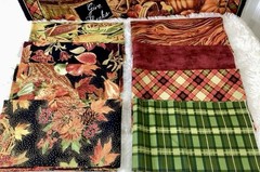 Timeless Treasures Pumpkin Harvest Thanksgiving Quilt Panel 23×43”+ (8) Squares