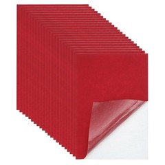 22 pieces self-adhesive felt 1mm thickness A4 30x20cm, for factory, red