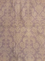 Fabric Lilac Color Withbwhite Design 54 L X 44 W Multicolor