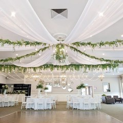 White Chiffon Fabric 5 Yards 58 Inch Wide Sheer Draping Wedding Backdrop Decor