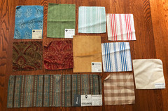 PINDLER 17 pcs Mixed Lot 8 1/2″ – 26 1/2″ Fabric Samples