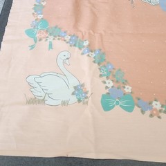 Vintage Weilwood Industries Nursery Crib Quilt Fabric Panel – Country Animals…