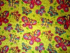 butterfly butterflies sequins fun fabric 21 x 13 inch 1pc new
