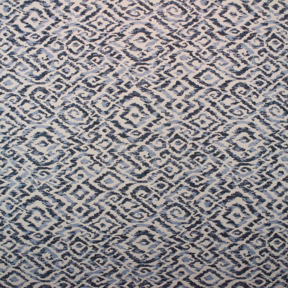BALLARD DESIGNS RIENZO INDIGO SUNBRELLA IKAT OUTDOOR FURNITURE FABRIC BTY 54″W