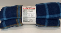 Joann Fabrics Store Unopened Fleece Fabric Remnant 1.333 Yards Blues And Orange