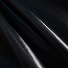 Heavy BLACK Bridal Duchess Satin Fabric 58″ By The Yard Glossy Poly Satin