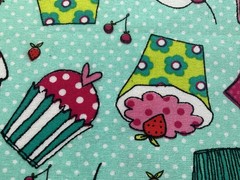 Fabric Pop Cupcakes 42”X 32”By Jo Ann 975
