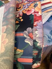 Vintage Fabric Remnants Assorted Patterns & Colors Sewing Crafting 5lbs
