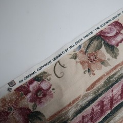 Mill Creek Fabric Striped Floral 109×32