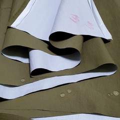 Breathable 2 Layer Nylon 70d Waterproof Windproof Defense Outerwear bags Fabric