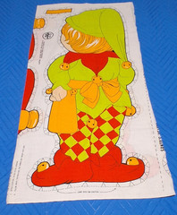 Cut And Sew Fabric Panel 34″ Santa Helper Elf #B