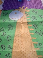 Cotton Fabric 3 Yds Multicolor Print Quilt Theme/ Cute Baby Animals