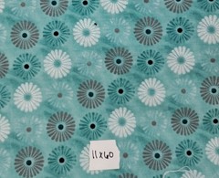 10yd+ Quilt Cotton Sewing Fabric By Quilting Treasures Aqua Teal