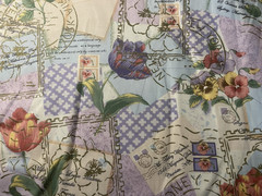 Timeless Treasures “Poetic” CM-3127 Cotton Quilt Fabric Travel, Floral BTHY