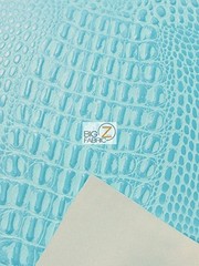 AquaGuard® Crocodile Marine Vinyl Fabric 14 Colors 1 Yard, Royal Blue