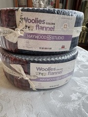 Lot Of Missouri Star Woolies Flannel Colors Strips 40 2.5-Inch Strips Jelly Roll
