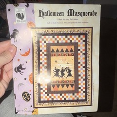 Red Rooster Fabrics Halloween Masquerade full kit with 2 panels