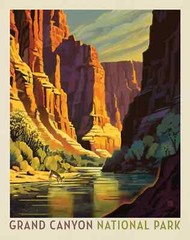 National Parks Grand Canyon National Park 36in x 43in Poster Panel