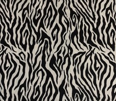 Zebra Print Black & White Fabric“ The Wild Side” Dan Morris & Robert Kaufman BTY