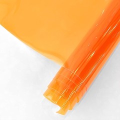 HYANG Orange Transparent PVC Super Clear Holographic Vinyl 1 roll,