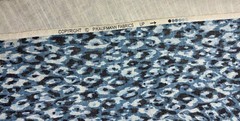 P KAUFMANN KATO PERSIAN BLUE ANIMAL SKIN PRINT MULTIUSE FABRIC BY YARD 54″W