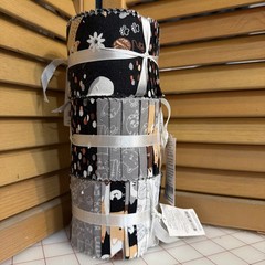Three Jelly Rolls 2.5 X 42” Kitty Cat Fabric 5 Designs