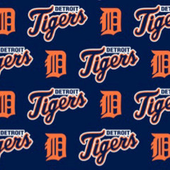 MLB – Detroit Tigers Fabric – 18″ x 58″ –