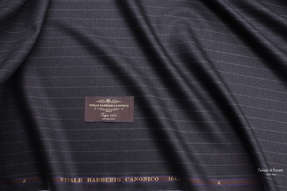 Vitale Barberis Canonico 110’s superfine wool suiting fabric made in Italy