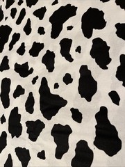 2 YARDS + 12 INCHES Cow Print COTTON Sewing Fabric
