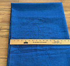 Vintage Blue Slub Apparel Fabric Textured Woven 1 yard + 12″ L x 66″ W