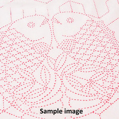 Sashiko Embroidery Cloth 60x108cm COSMO Celebration Pre-Printed Cotton Japan