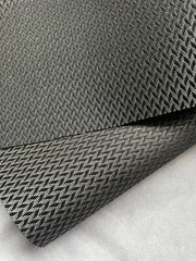 Carbon Fiber Black and Silver Textilene Fabric 27”wide