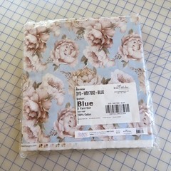 3 Yards Long, Renew Blue Floral ~ 108″ Wide Quilt Backing Width By Riley Blake
