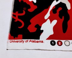 Alabama Crimson Tide Camo Fabric Camouflage 1 YARD