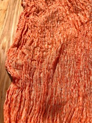 Unique Natural Fabrics: Funky, Sheer, Textured Cotton Linen,Fabric By 2 Meters.