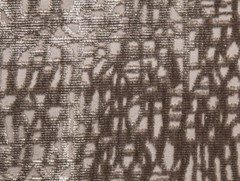 Holly Hunt Great Plains Uphol Fabric- Ecriture Velvet Cliffside 1.15 yd 4551/04