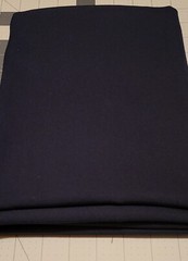 Navy Wool Gabardine Fabric by the Yard 60” Wide
