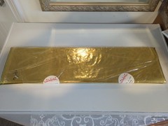 Home Sweet Home Gold 60″ By 10 Yard Metallic Lame For Crafts And Decoration