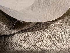 BALLARD DESIGN LIKE – Silver/Pewter RAISED ANIMAL SPOT WOVEN FABRIC Home Decor