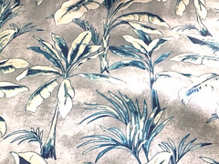 Outdoor Floral Fabric Millcreek Kalawee Skylark Blue Teal Gray 4.5 Yard Lot