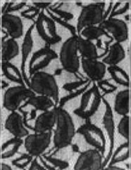 Black Floral Lace Fabric Netting Special Occasion By the Yard