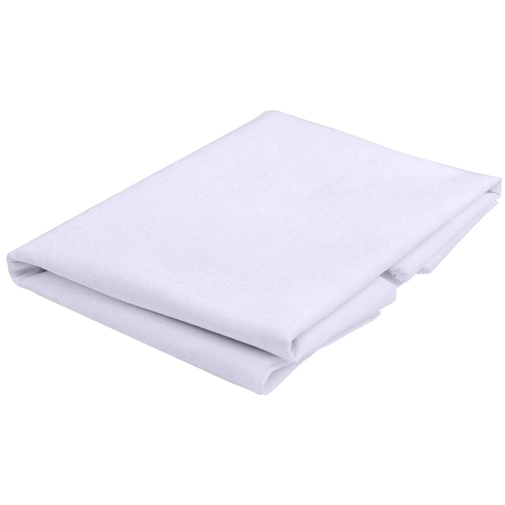 White Cotton Fabric by the Yard – Light Weight, 60″ Wide, Natural, Unbleached