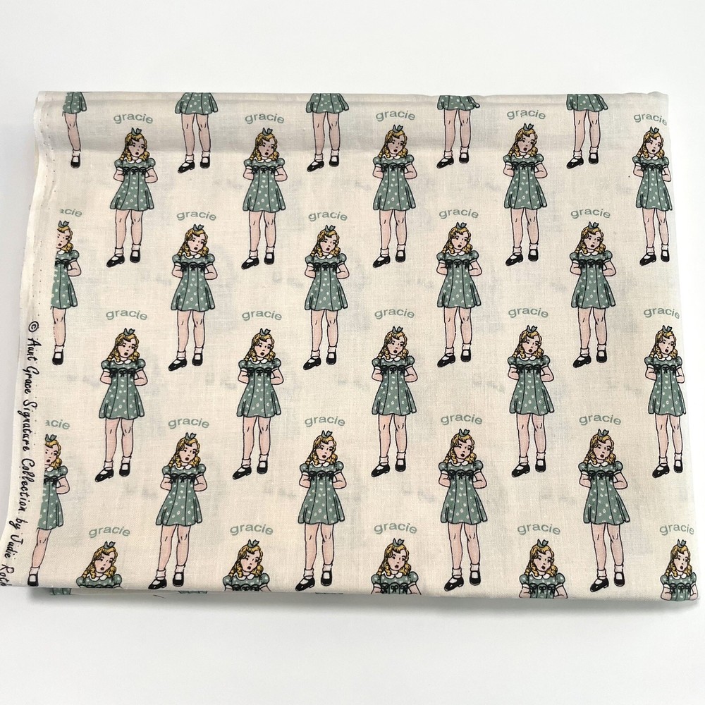 Aunt Grace Collection Judie Rothermel 2001 MBT Cotton Fabric by the Half Yard